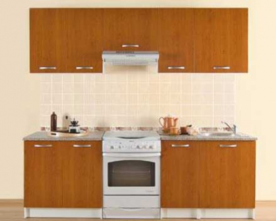 Кухня «Ника» Клен красный